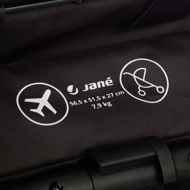 Carucior sport, Jane, Clap, Sistem compact de pliere care permite transportul caruciorului la bordul aeronavei, Cadru din aluminium, De la nastere pana la 26Kg, Conform cu standardul european EN 1888-2:2018+A1:2023, Seal BYN8420421092002