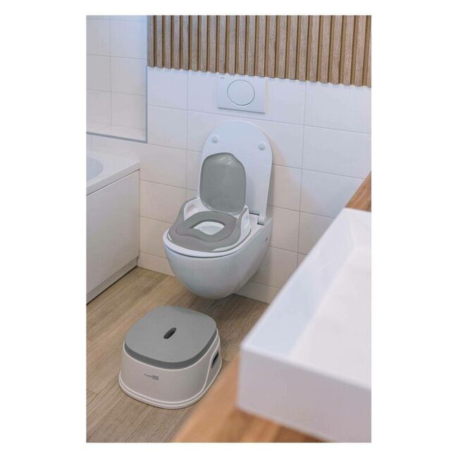 Olita 3 in 1, FreeON, Utilizata atat ca olita, Adaptor pentru toaleta cu manere laterale, Inaltator BYN85772