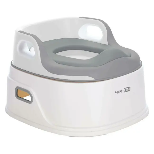 Olita 3 in 1, FreeON, Utilizata atat ca olita, Adaptor pentru toaleta cu manere laterale, Inaltator BYN85772