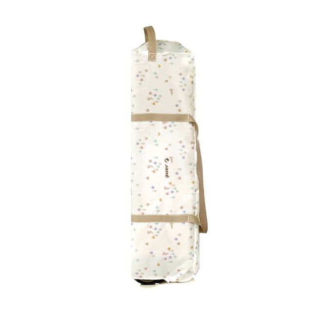 Patut pliant, Jane, Duo Level, Cu roti, Cu arcada cu jucarii, Geanta de transport, Cu doua nivele, Conform standardelor europene EN 716-1:2017+AC:2019EN 16890:2017 + A1:2021, Iris BYN8420421087510