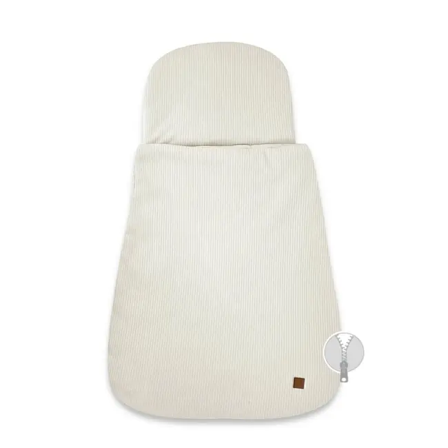 Sac de dormit multifunctional, MimiNu, Pentru patut, landou sau cosulet, Din bumbac interlock, Materiale certificate Oeko Tex Standard 100, Soft Beige BYN6426972030632