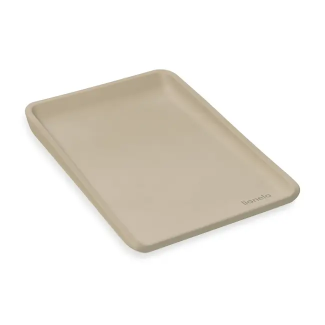 Saltea de infasat, Lionelo, Megs, Moale, Utilizabil si fara husa, Impermeabila, Design ergonomic, 70x49 cm, Fara BPA, Conform cu standardul de securitate EN71-3, 0 luni+, Bej BYNLO-MEGS_BEIGE_SAND