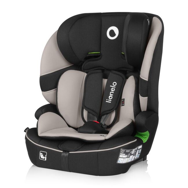 Scaun auto i-Size, Lionelo, Billy , 76 - 150 cm, 1/2/3, Isofix + top tether, Tetiera reglabila in 10 pozitii, Insertie ergonomica, Tapiterie lavabila, Testat la impact, Baza lata, Conform cu R129, Bej BYNLO-BILLY_I-SIZE_BEIGE_LATTE