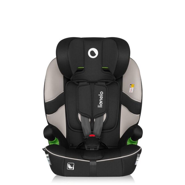 Scaun auto i-Size, Lionelo, Billy , 76 - 150 cm, 1/2/3, Isofix + top tether, Tetiera reglabila in 10 pozitii, Insertie ergonomica, Tapiterie lavabila, Testat la impact, Baza lata, Conform cu R129, Bej BYNLO-BILLY_I-SIZE_BEIGE_LATTE
