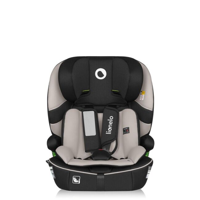 Scaun auto i-Size, Lionelo, Billy , 76 - 150 cm, 1/2/3, Isofix + top tether, Tetiera reglabila in 10 pozitii, Insertie ergonomica, Tapiterie lavabila, Testat la impact, Baza lata, Conform cu R129, Bej BYNLO-BILLY_I-SIZE_BEIGE_LATTE