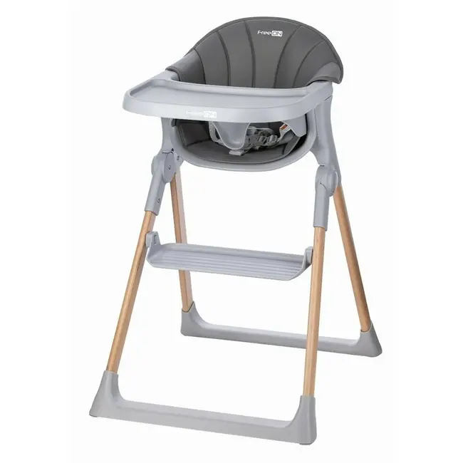 Scaun de masa 2 in 1, FreeON, Flexi Grow, Transformabil, Pliabil, Contine 2 accesorii, 0 luni +, Gri BYN85192