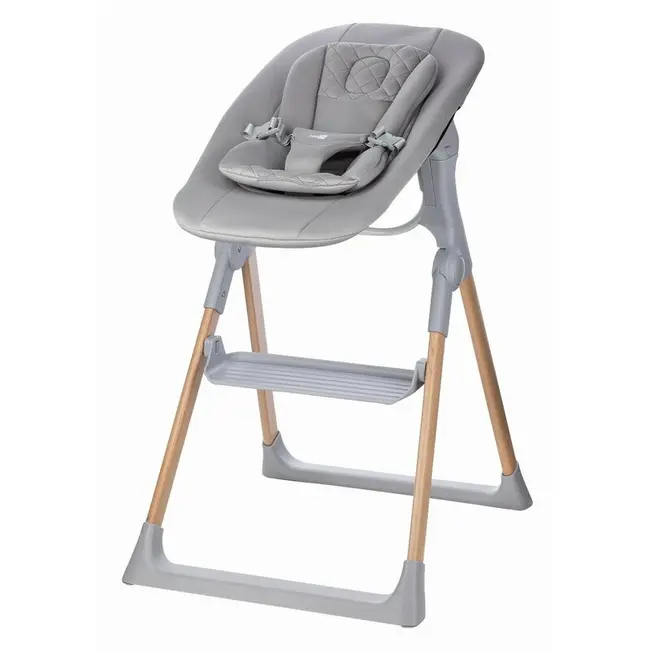 Scaun de masa 2 in 1, FreeON, Flexi Grow, Transformabil, Pliabil, Contine 2 accesorii, 0 luni +, Gri BYN85192