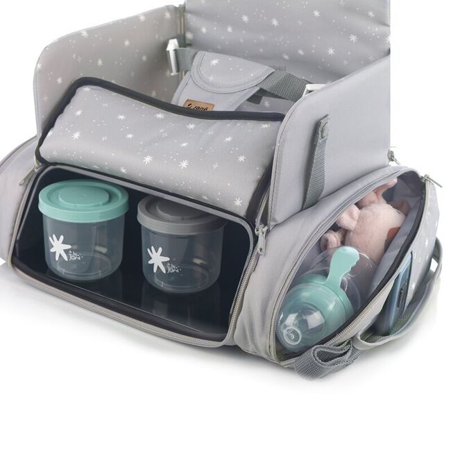 Scaun de masa portabil, Booster, Jane, Avant, Transformabil in geanta, Cu ham, Conform UNE-EN 16120:2013+A2:2018, 6-36 luni, Botanic BYN8420421089446