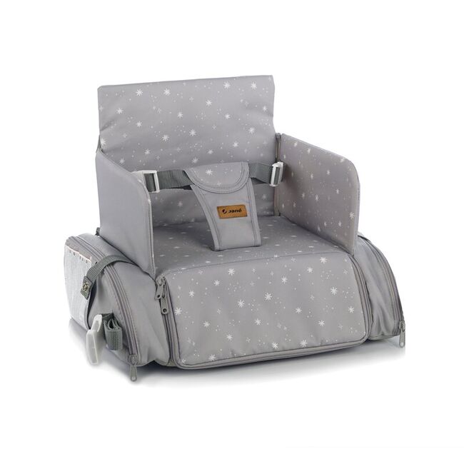 Scaun de masa portabil, Booster, Jane, Avant, Transformabil in geanta, Cu ham, Conform UNE-EN 16120:2013+A2:2018, 6-36 luni, Dim Grey BYN8420421078556