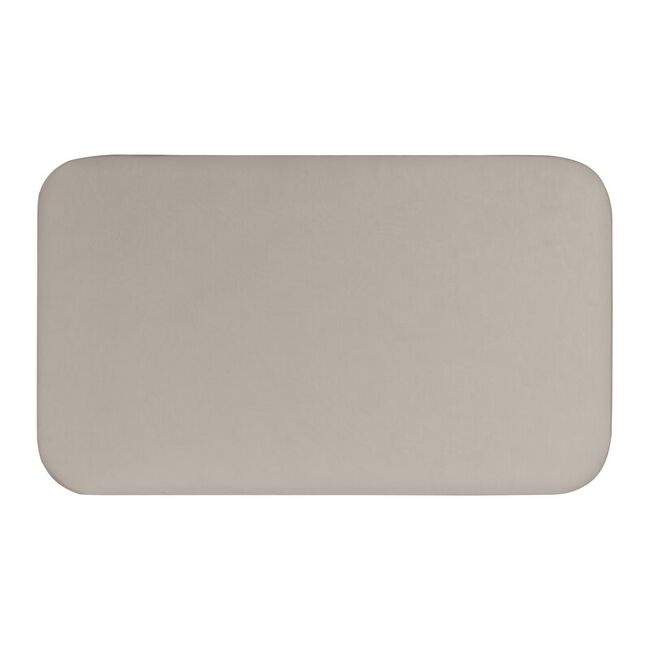 Set cearceafuri cu elastic, Lionelo, 80x42 cm, Pentru co-sleepere, Pentru saltele de max. 10 cm inaltime, Din bambus, Usor de spalat, 30 grade, Fara calcare, Ecologic, Alb/Bej BYNLO-BAMBOO_SHEET_OFF_WHITE_BEIGE_80x42