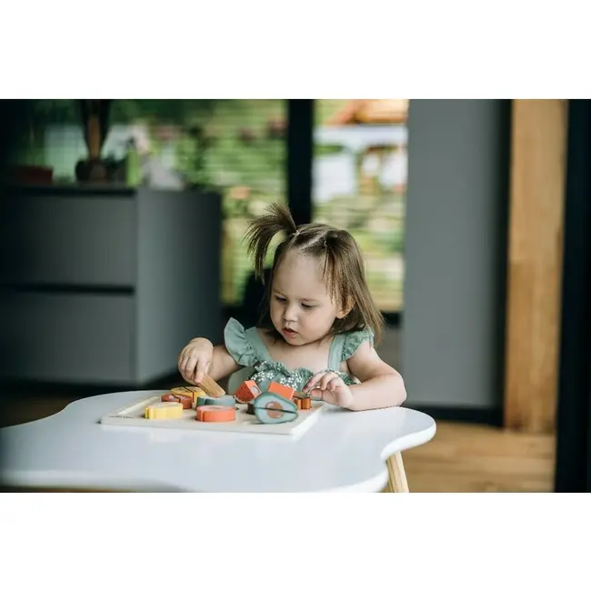 Set fructe feliate, Free2Play, Cu inchidere velcro, Din lemn, 20 piese, Multicolor BYN85130