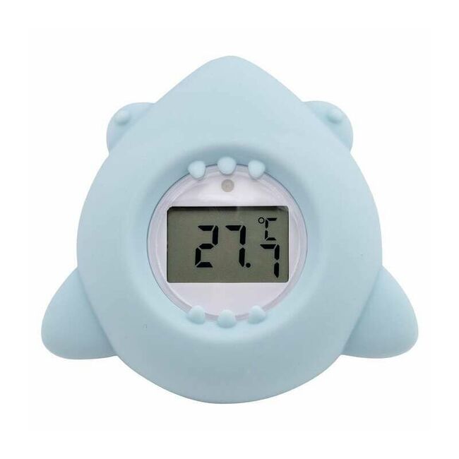 Termometru digital, FreeON, Shark, Multifunctional, Ecran usor de citit, BPA Free, 0 luni+, Blue BYN82924