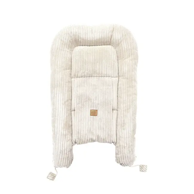 Babynest Pentru Bebelusi Meowbaby   Aesthetic Color Vanilla ,   Spatiu Sigur Pentru Somn Si Joaca Pjbmak094