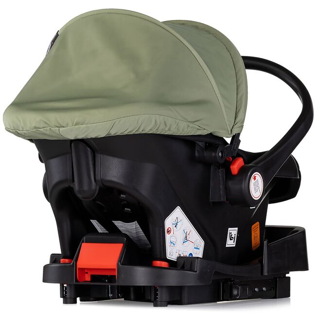 Carucior Chipolino Vista 3 in 1 basil HUBST-KKVS02505BA