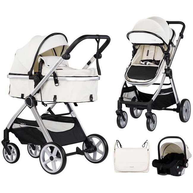 Carucior Chipolino Vista 3 in 1 biscotta HUBST-KKVS02504BI