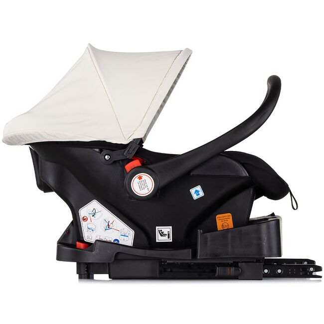 Carucior Chipolino Vista 3 in 1 biscotta HUBST-KKVS02504BI