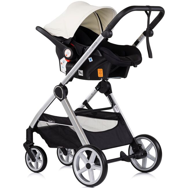 Carucior Chipolino Vista 3 in 1 biscotta HUBST-KKVS02504BI