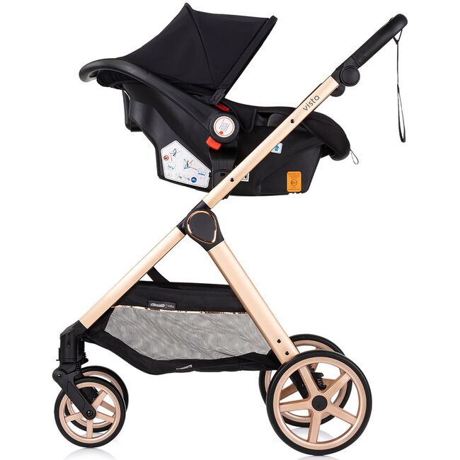 Carucior Chipolino Vista 3 in 1 blackberry HUBST-KKVS02501BB