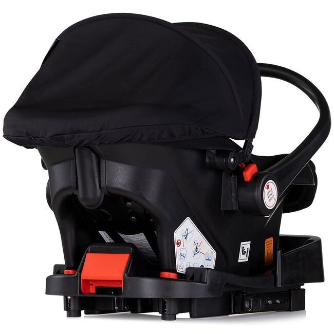 Carucior Chipolino Vista 3 in 1 blackberry HUBST-KKVS02501BB