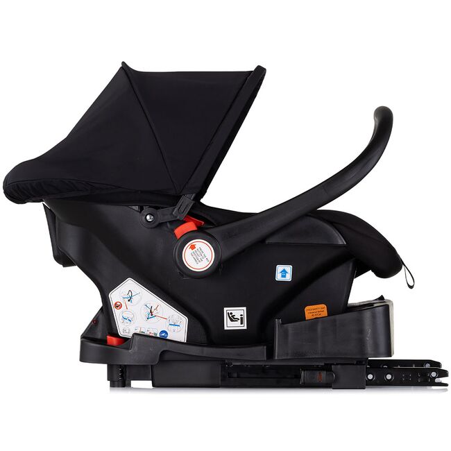 Carucior Chipolino Vista 3 in 1 blackberry HUBST-KKVS02501BB