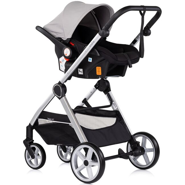 Carucior Chipolino Vista 3 in 1 cloud grey HUBST-KKVS02502CL