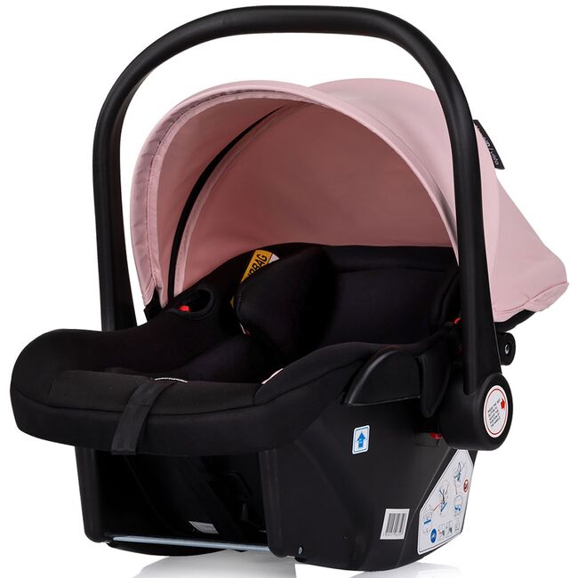Carucior Chipolino Vista 3 in 1 pink marshmallow HUBST-KKVS02506PM