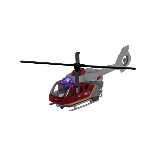 Elicopter jucarie copii Goki ,   cu tractiune, sunet si distractie garantata CBKCBK-12335