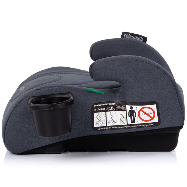 Inaltator auto Chipolino Go Boost I-Size 125-150 cm charcoal HUBSDKGB02601CH