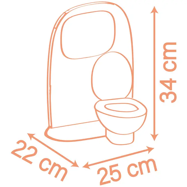 Jucarie Smoby Baby Nurse Toilets cu 2 accesorii HUBS7600220500