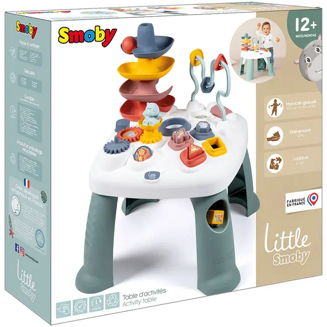 Masa educativa Smoby Little Activity Table verde HUBS7600140320
