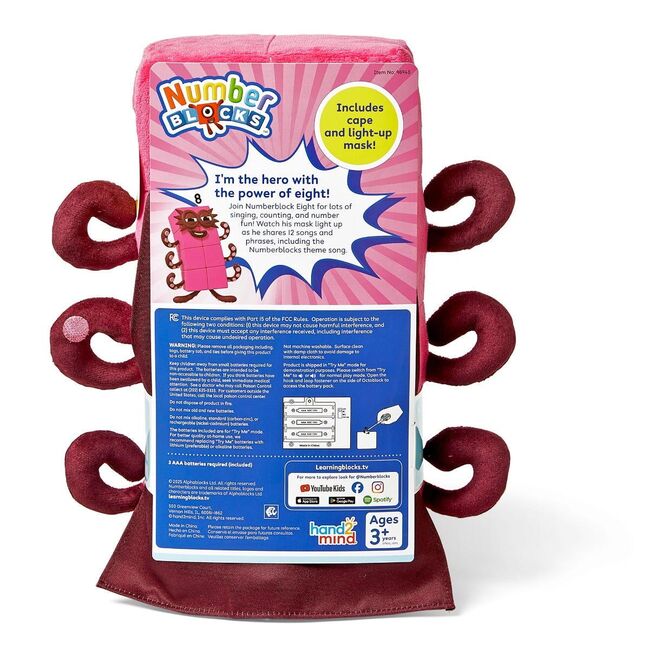 Mascota din plus numberblocks - opt