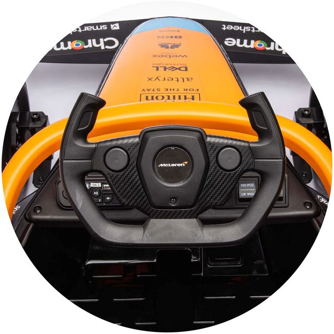 Masinuta electrica Chipolino McLaren Formula 1 orange HUBELKMCLF251O