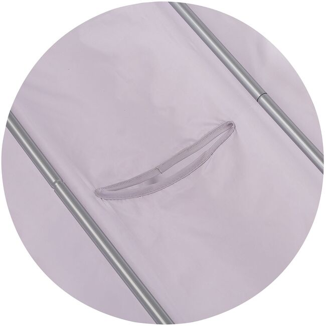 Patut pliabil Chipolino Glory cu laterala culisanta cloud HUBKOSIGL2502CL