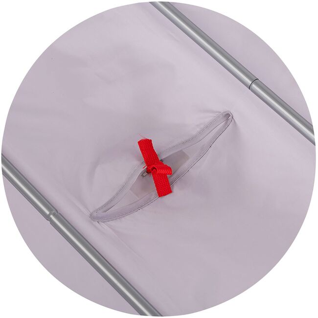 Patut pliabil Chipolino Glory cu laterala culisanta cloud HUBKOSIGL2502CL