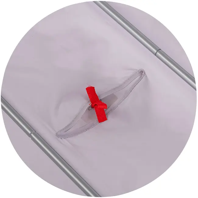 Patut pliabil Chipolino Glory cu laterala culisanta cloud HUBKOSIGL2502CL