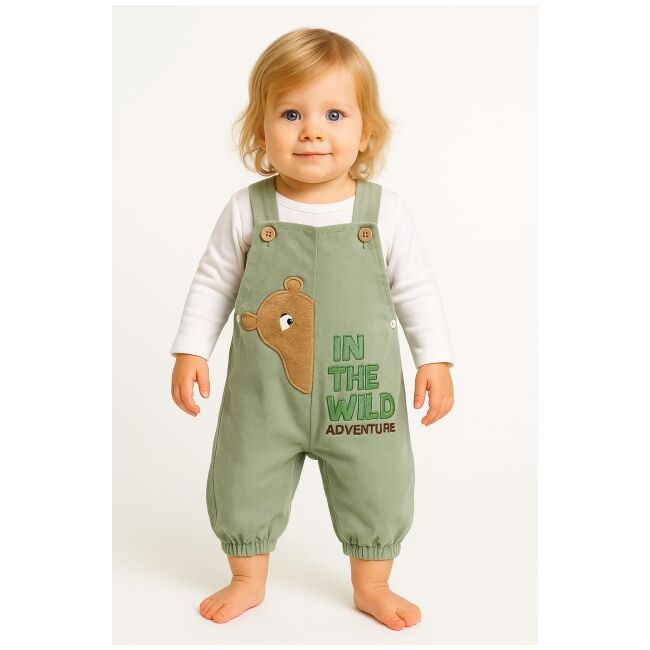 Salopeta cu bluzita pentru bebelusi ursulet – koala bbl70