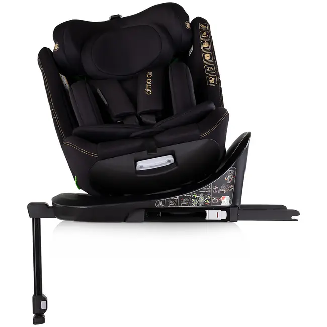 Scaun auto Chipolino Clima Air I-Size 40-150 cm cu sistem Isofix si sezut rotativ blackberry HUBSTKCLA2501BB