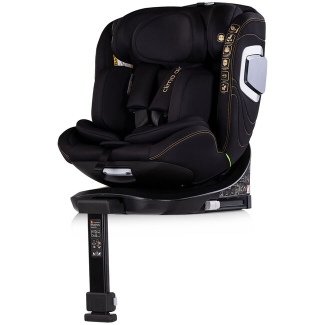 Scaun auto Chipolino Clima Air I-Size 40-150 cm cu sistem Isofix si sezut rotativ blackberry HUBSTKCLA2501BB