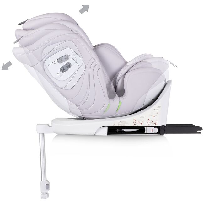 Scaun auto Chipolino Clima Air I-Size 40-150 cm cu sistem Isofix si sezut rotativ cloud HUBSTKCLA2502CL