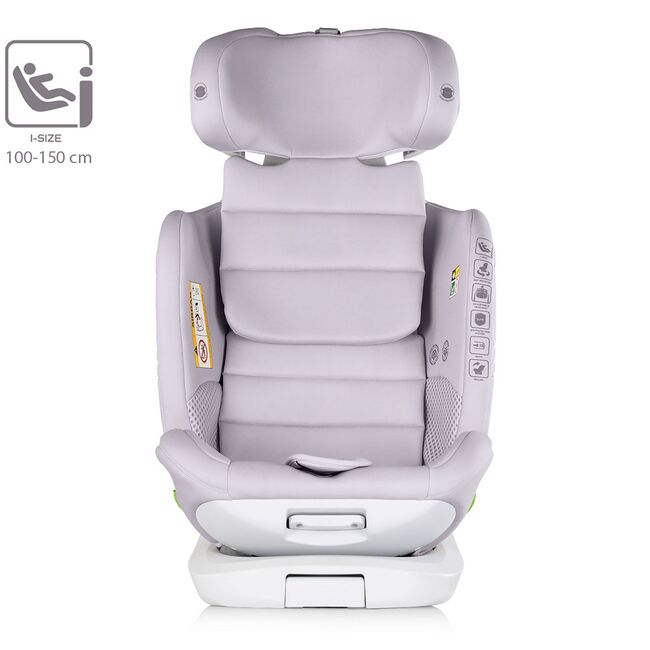 Scaun auto Chipolino Clima Air I-Size 40-150 cm cu sistem Isofix si sezut rotativ cloud HUBSTKCLA2502CL
