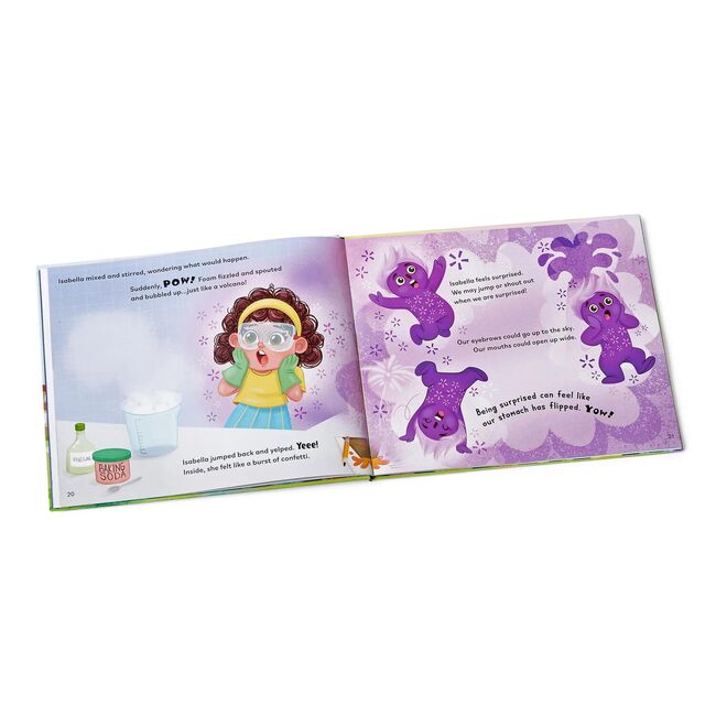 Set mascote cu carticica - emotiile & isabella la scoala