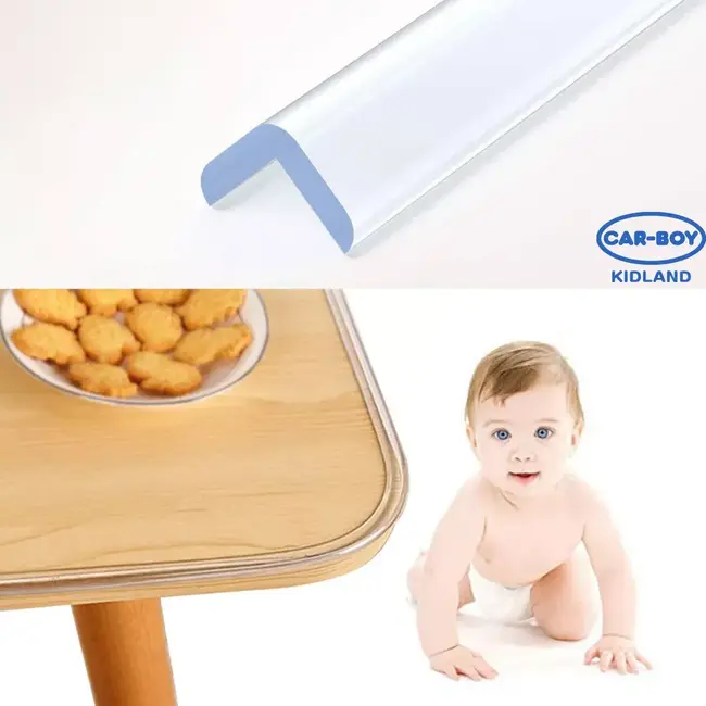 Banda protectie colturi, transparenta, 40cm, set 2 buc