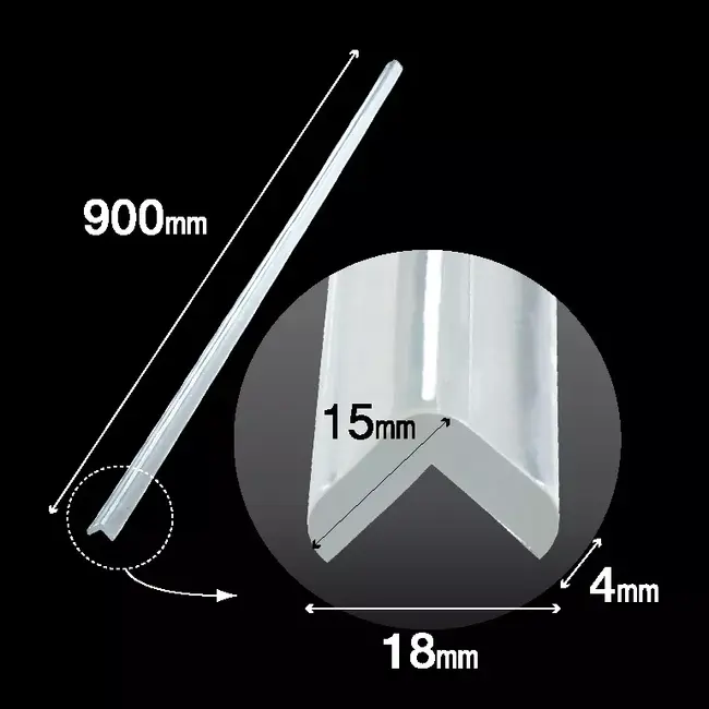 Banda protectie mobilier, transparenta, 90cm