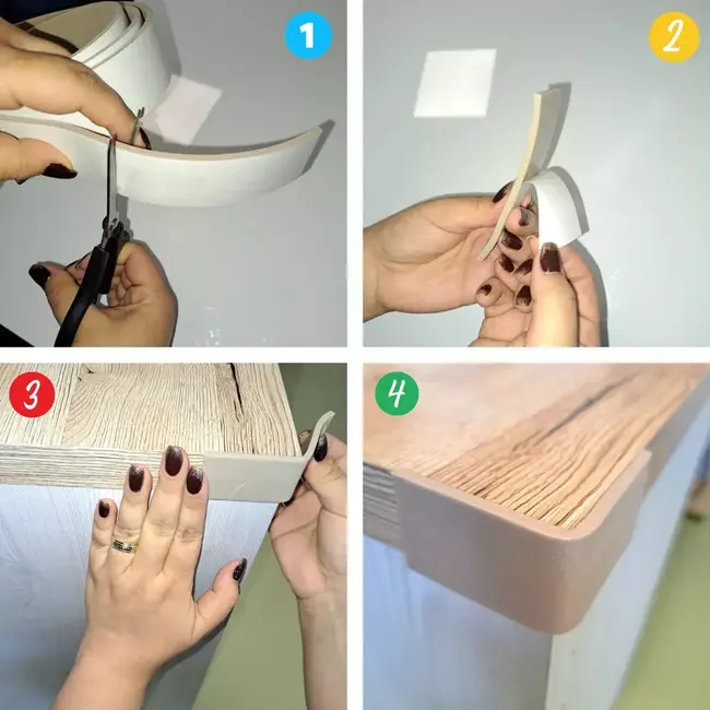 Banda protectie mobilier pentru copii - autoadeziva, din spuma, 1.5m   car boy safety