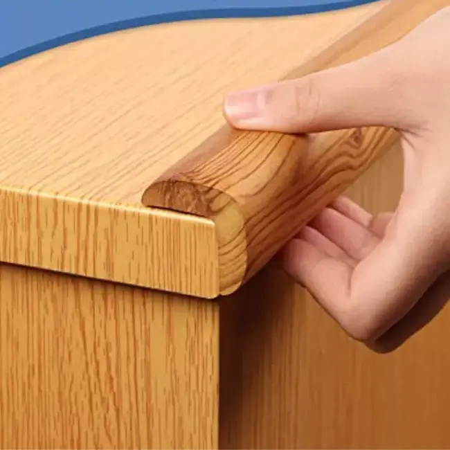 Banda protectie muchii, din spuma, 90cm, culoarea lemnului