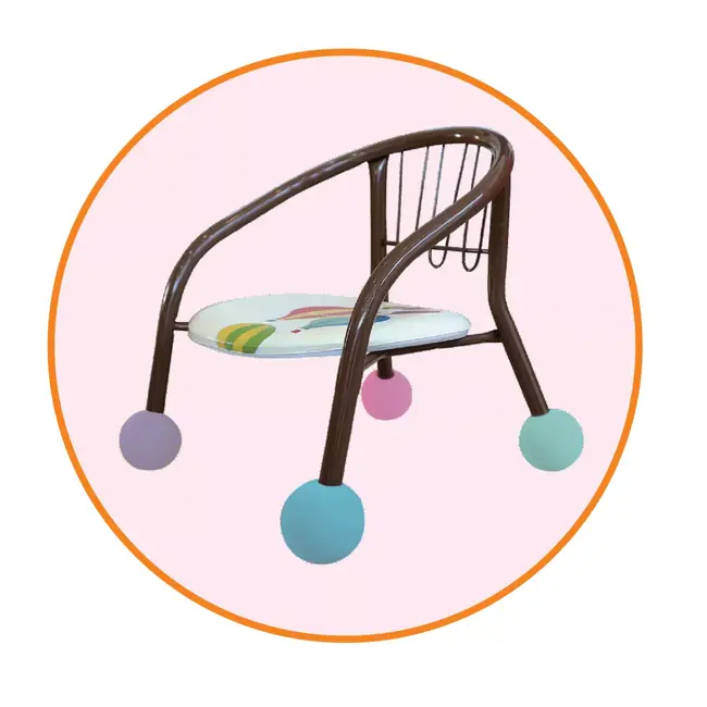 Bile protectie picioare scaunele, din spuma, 4 buc, multicolor