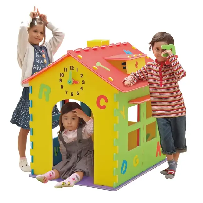 Casuta educativa pentru copii, abc, din spuma