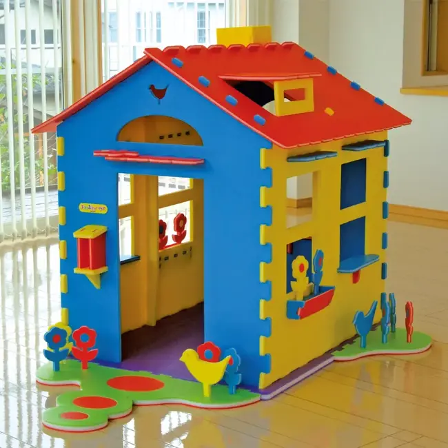 Casuta educativa pentru copii, puwa puwa, din spuma