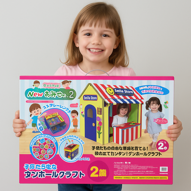 Magazin de jucarie tip casuta cu accesorii - joc de rol