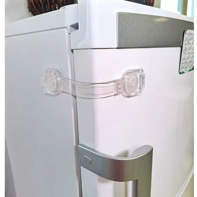 Opritor sertare, din plastic, multifunctional, transparent, 2 buc